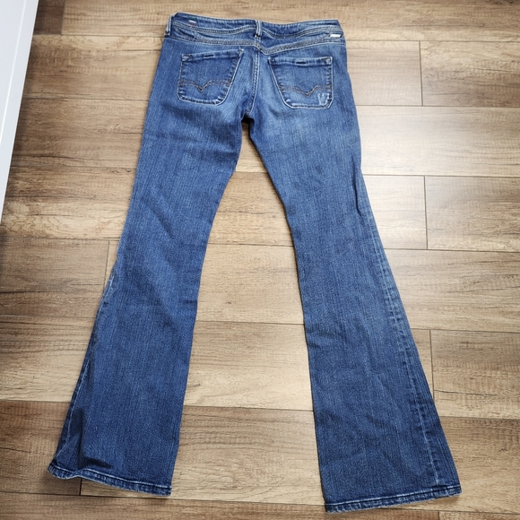Diesel LOWKY B.C Stretch women's low-rise bootcut flare distressed W 27 32 L - Picture 8 of 16